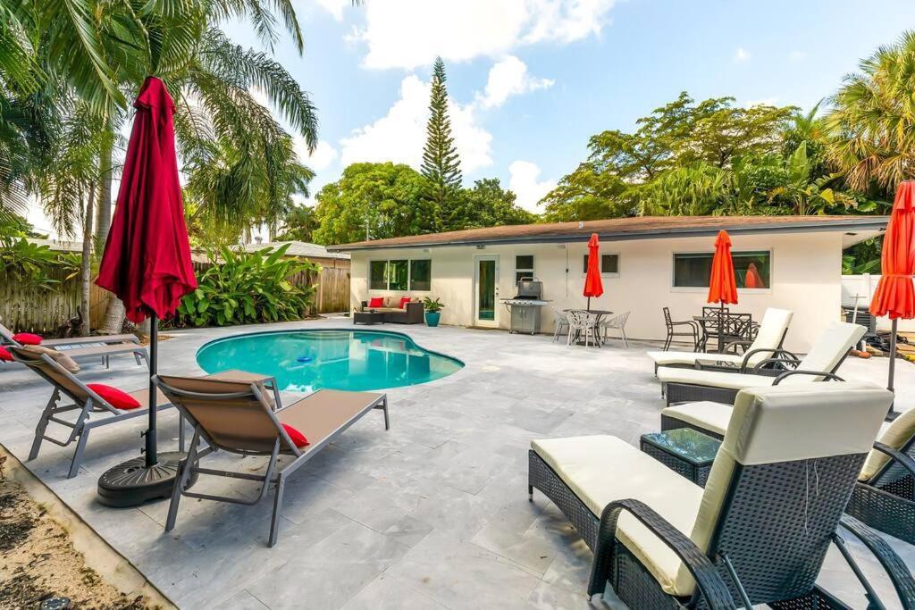 Private Oasis With Pool Near Beaches, Dining & Las Olas Fort Lauderdale Ngoại thất bức ảnh